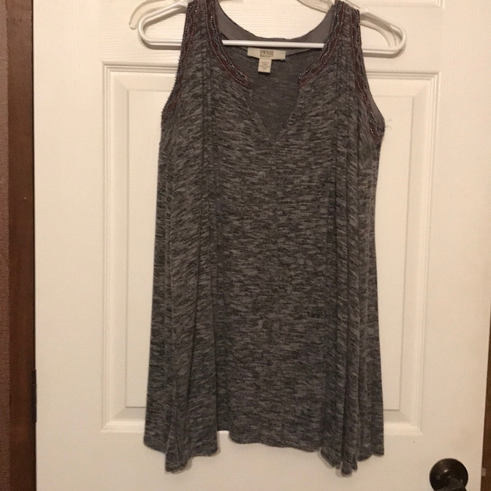 Cold shoulder v neck long sleeve top